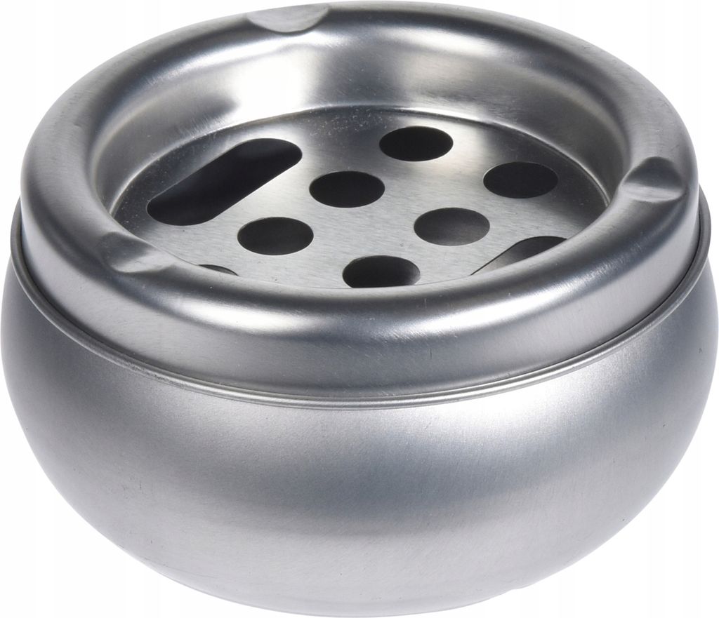 EXCELLENT HOUSEWARE Aschenbecher aus Edelstahl