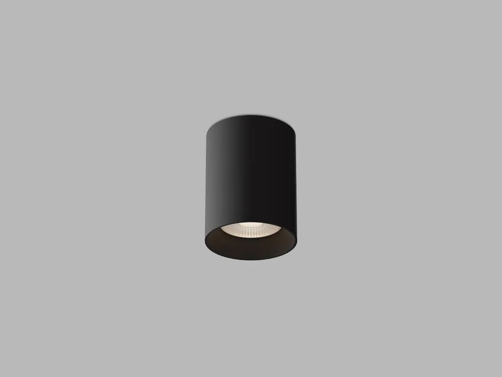 Spot de plafond LED TINY II M Noir Dimmable Ø75mm 8W 3000K IRC90