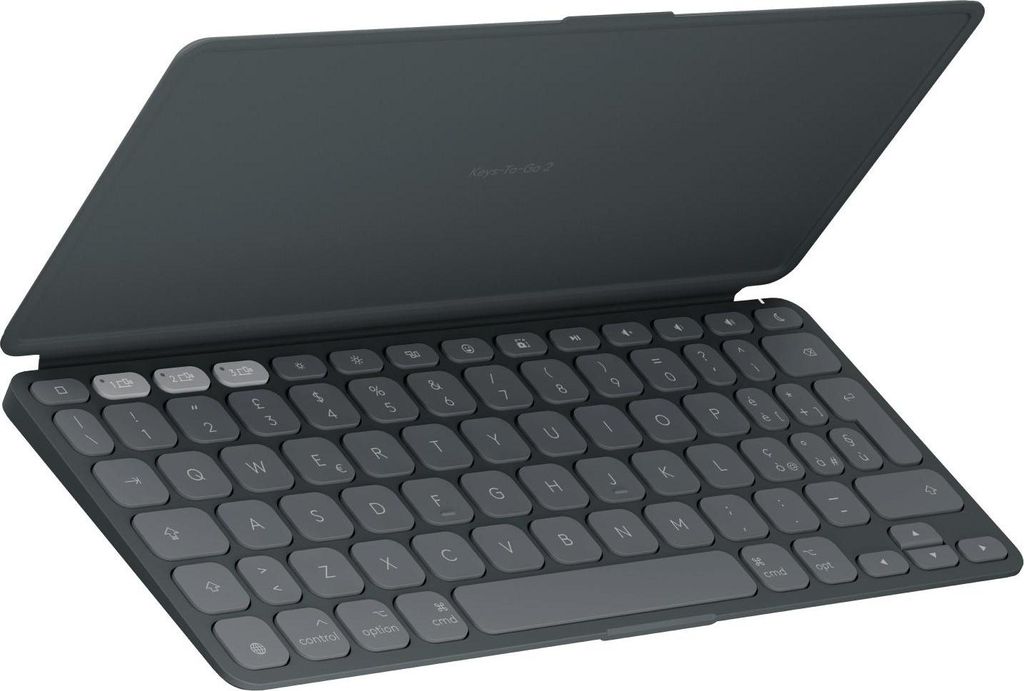 Logitech 920-013012 - Mini - Kabellos - Bluetooth - Scherenschalter - QWERTY - Graphit