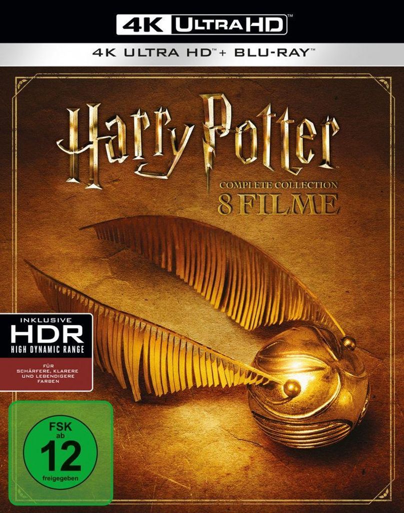 PLAION Harry Potter: The Complete Collection (4K UHD), Produktbild 