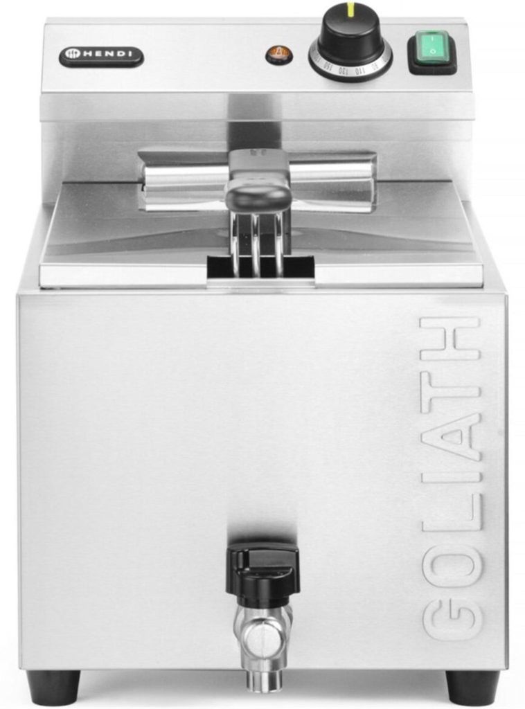 Leistungsstärkste Friteuse mit Wasserhahn HENDI GOLIATH 400V 10.2kW 10L