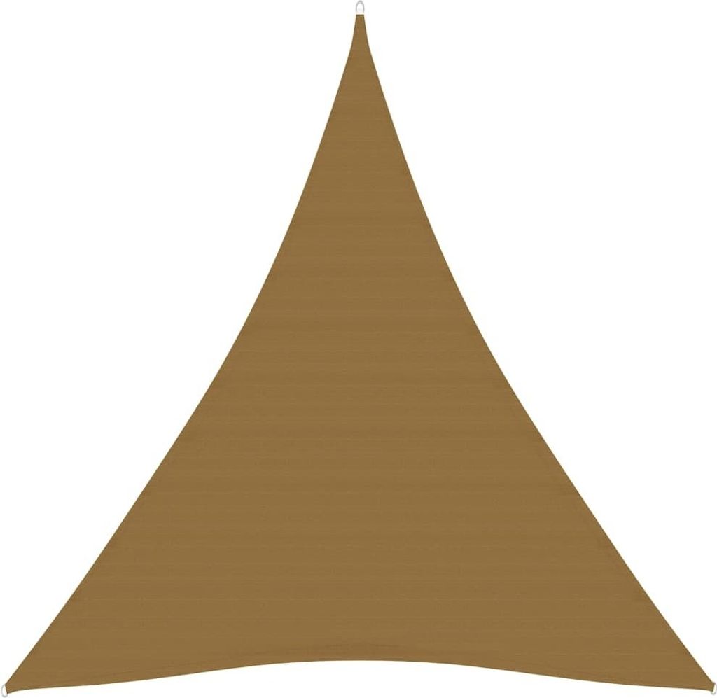 The Living Store Sonnensegel 160 g/m² Taupe 5x6x6 m HDPE