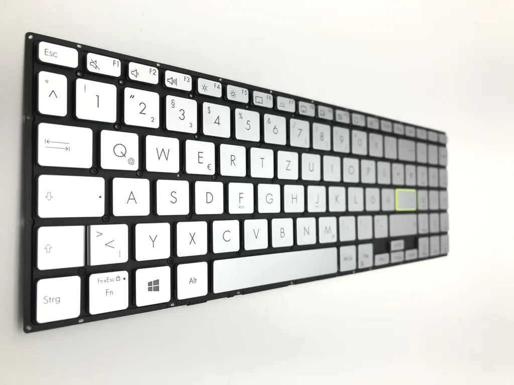 Clavier argenté AZERTY rétroéclairé pour Asus VivoBook 15 X521 / X521J