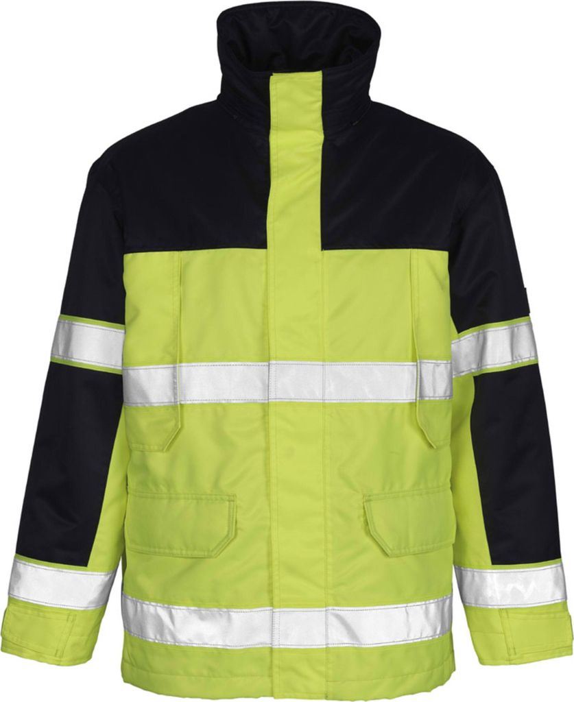 MASCOT Savona Parka Größe S, hi-vis gelb/marine | Packung (1 Stück)