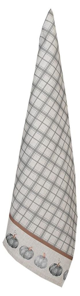 Toalla de cocina Clayre & Eef, 50x70 cm, color gris, Imagen del producto 