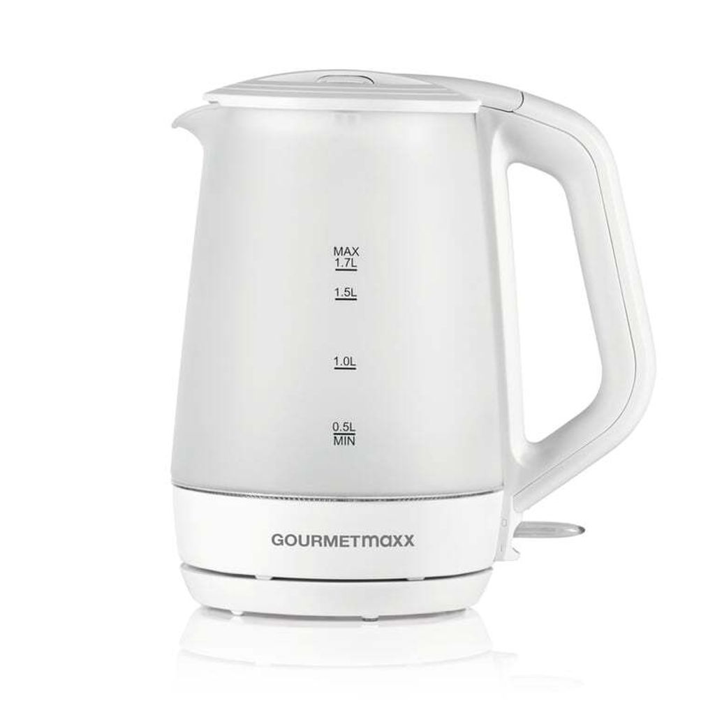 GOURMETmaxx Glas-Wasserkocher mit Frostglas-Design - 1,7 Produktbild 