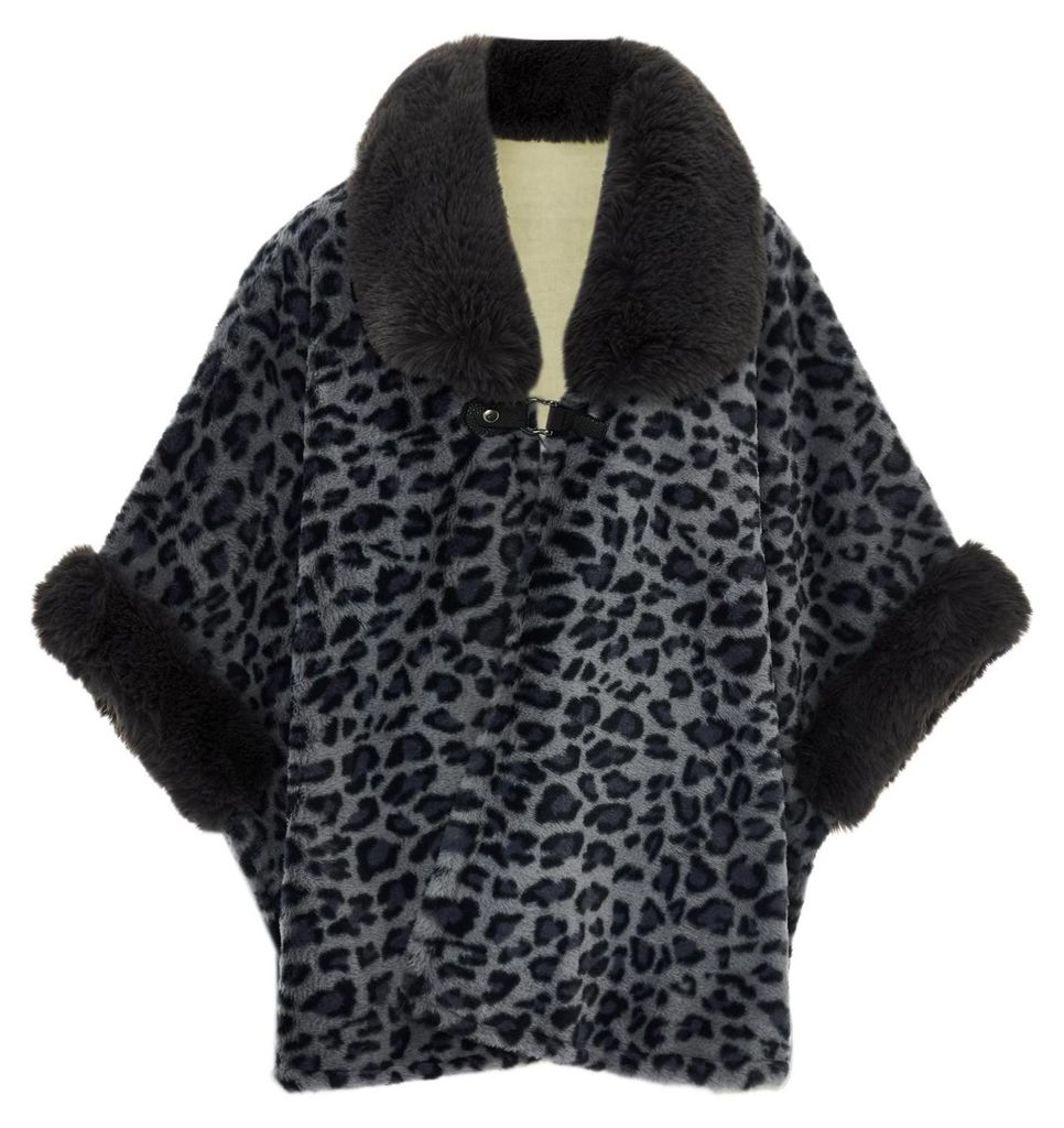 WAJALA damen poncho - Grau, M