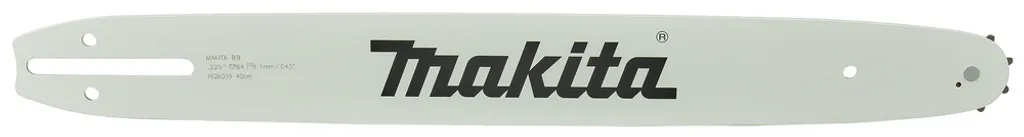 Guide chaîne Makita 40 cm 1.1 mm pour tronçonneuse haute précision