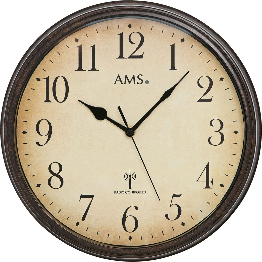 Montre Radiopilotée AMS 5962 Mixte - Design Élégant en Métal Argenté