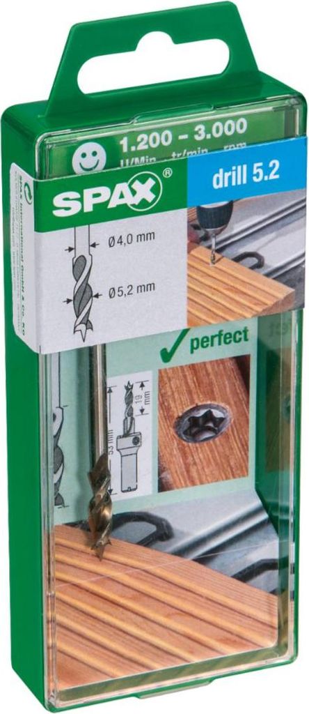 Spax ® Bohrer 5,2 mm, für Holzdielen auf Aluminium - Produktbild 