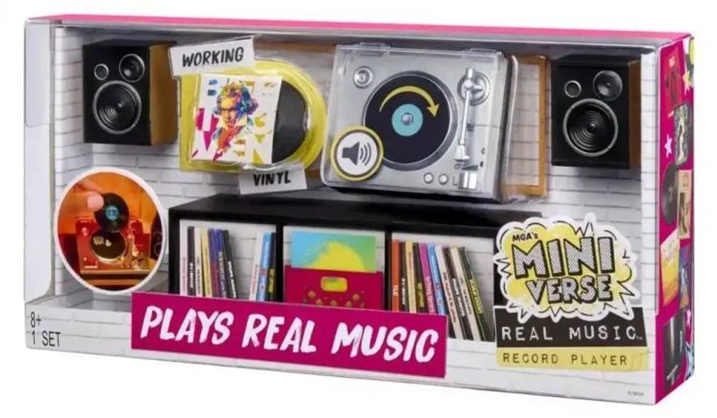 Miniverse Real Music Record Players, 8 Jahr(e), Mehrfarbig, Produktbild 