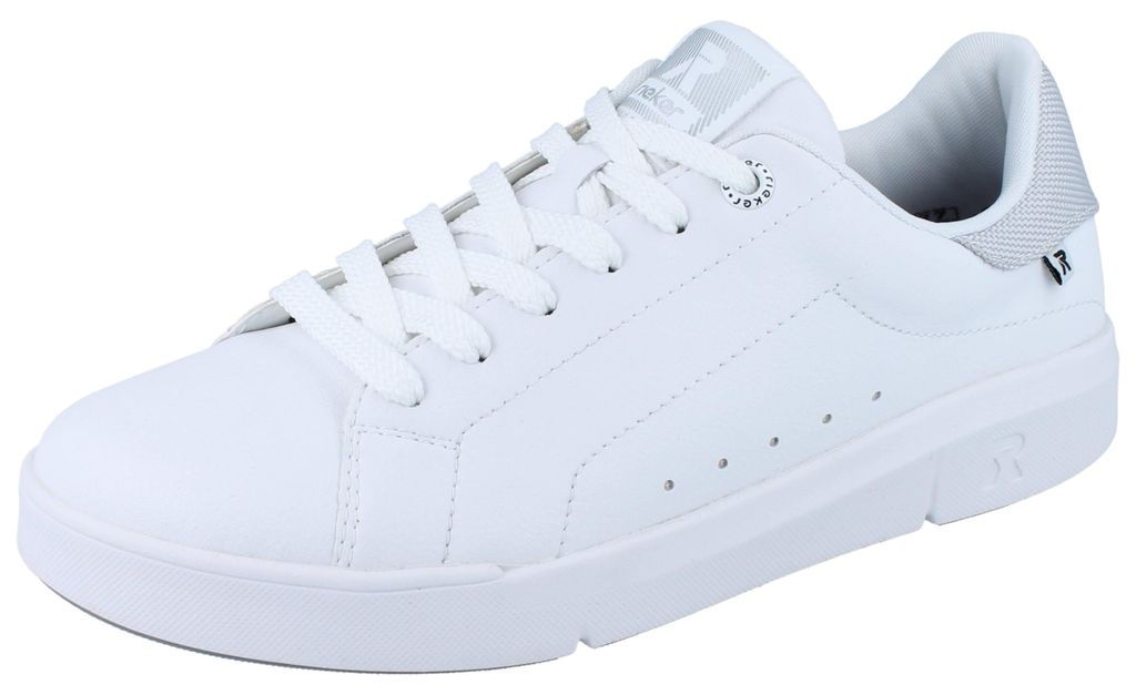RIEKER Alabama Damen Sneaker weiss  Glattleder - Größe: 37 Produktbild 