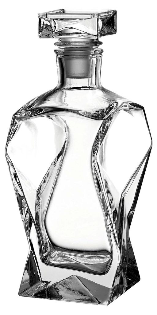 Montana Diamond Karaffe, 1 Stück, Krug mit Stopfen, Dekanter, Glas, 750 ml