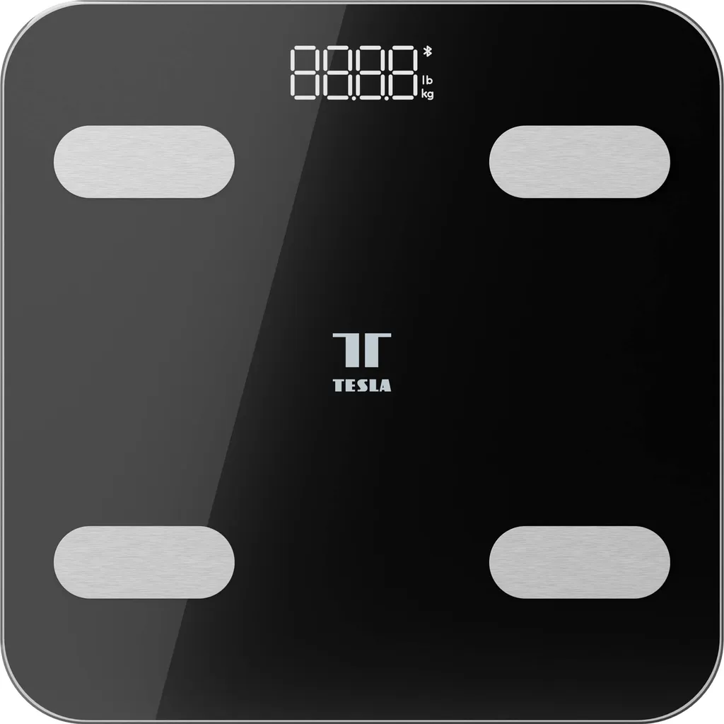 Pèse-personne Bluetooth TESLA Smart SC100 noir 180kg - Suivi de forme