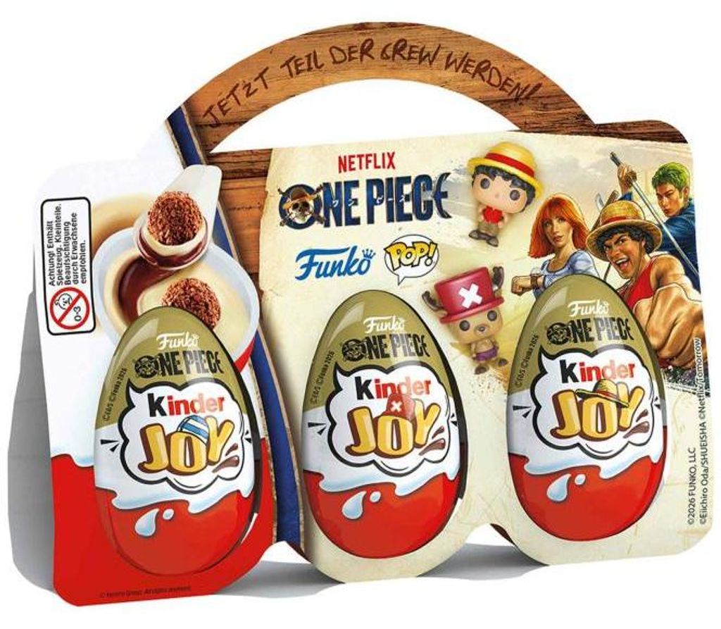 kinder JOY 'One Piece' 3er Produktbild 