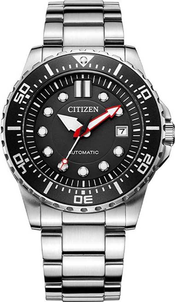 Citizen Automatik mit schwarzem Zifferblatt, 43 mm, Produktbild 