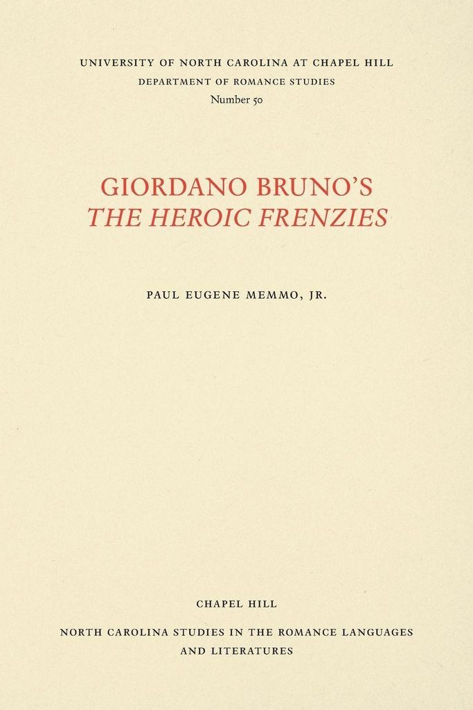Giordano Bruno's The Heroic Frenzies