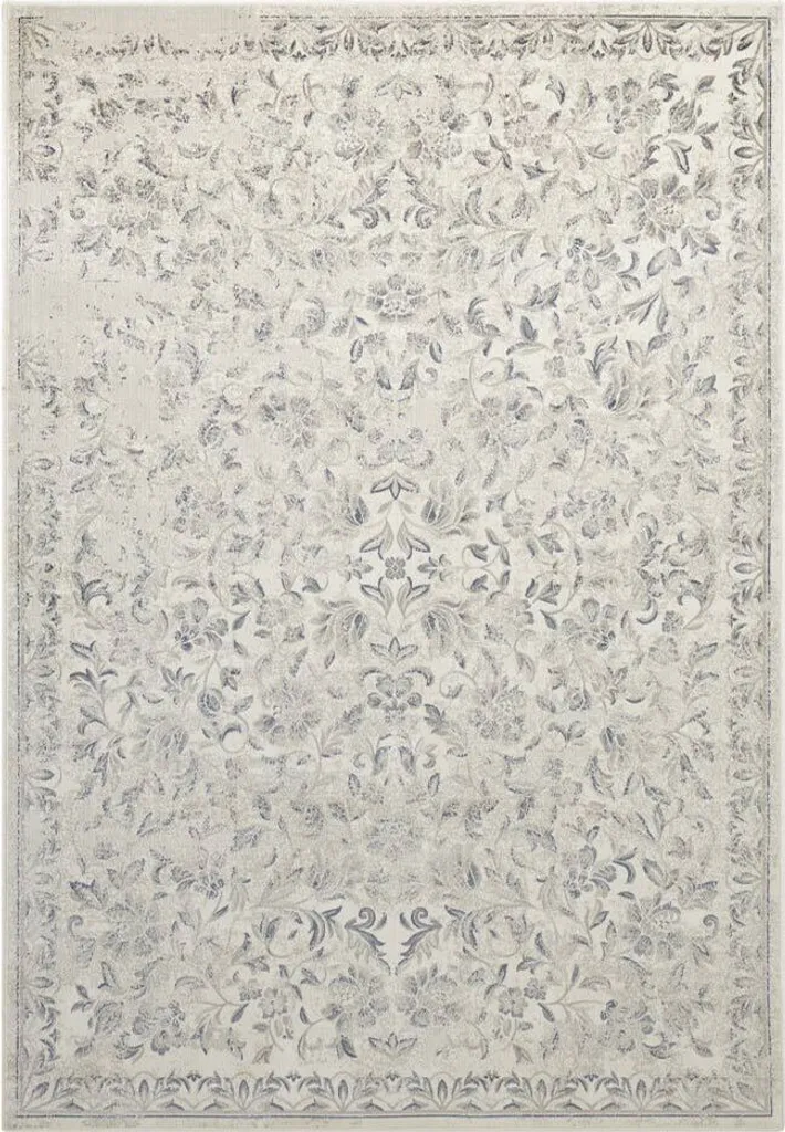 Tapis de Salon 160x230 cm Rhea Blue - Revêtement de Sol Design en Tissu