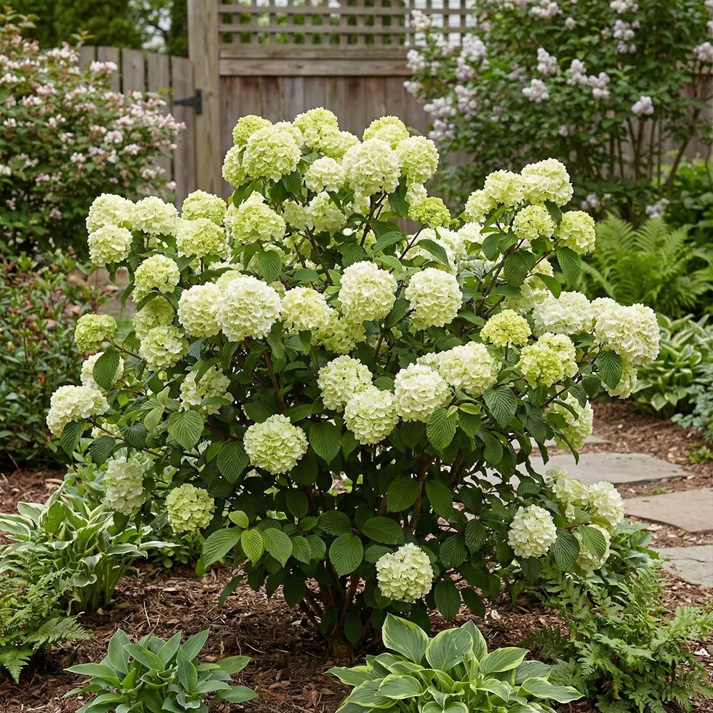 Viburnum Plicatum pour Haie Fleurie - Boule-de-neige du Japon de Jardin