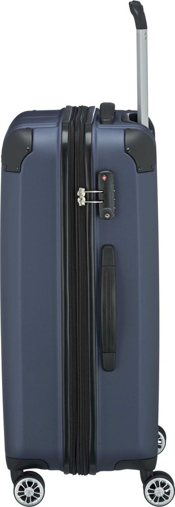 Set Da 4 Ruote Girevoli A Doppio Rullo Per Valigie, In Plastica Nera, Diametro 10.2 Cm, Per Bagagli E Trolley