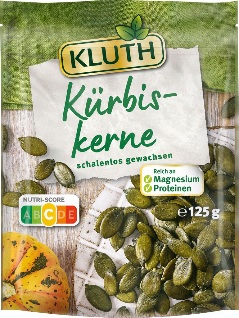 Kluth Kürbiskerne schalenlos 125g