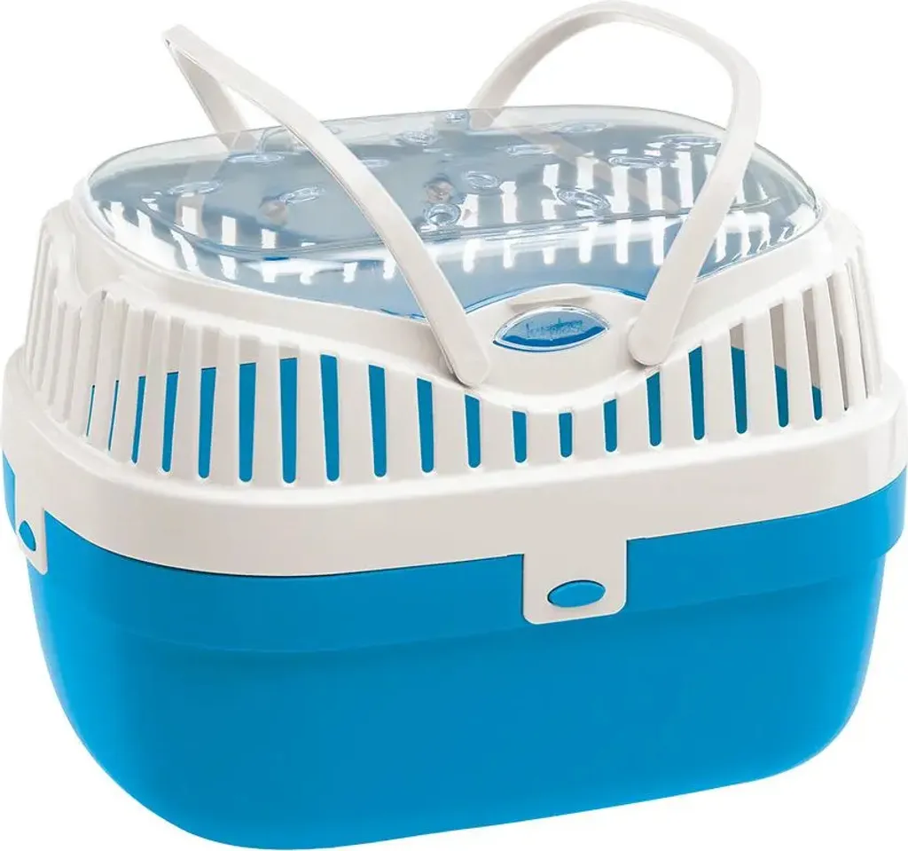 Transporteur Aladino Ferplast Rouge avec Ventilation Optimale 30cm