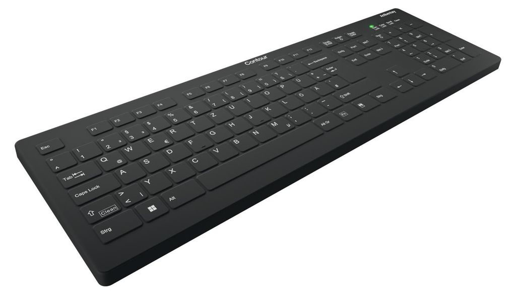 CHERRY AK-C8112 Medical Keyboard Hygiene-Tastatur kabellos schwarz