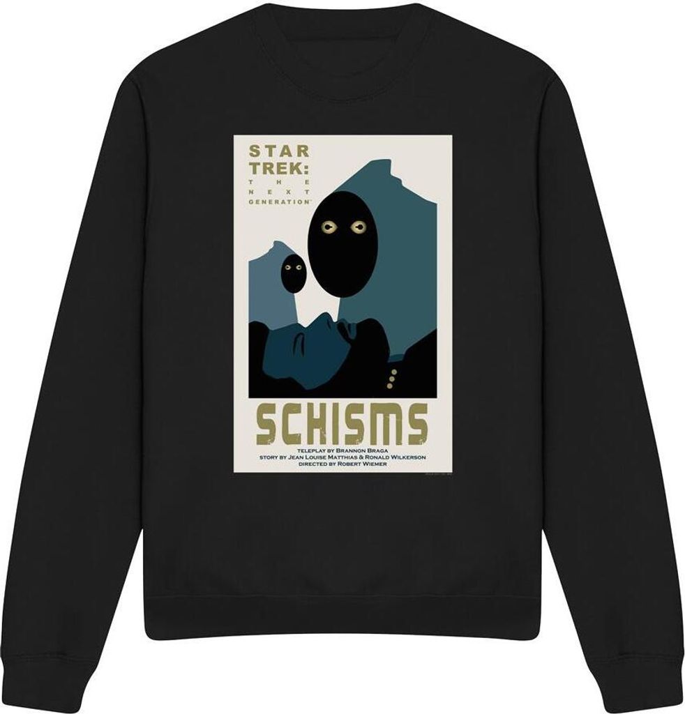 Star Trek - "The Next Generation Season 6 Episode 5" Sweatshirt für Herren/Damen Uni TV11932 (M) (Schwarz)