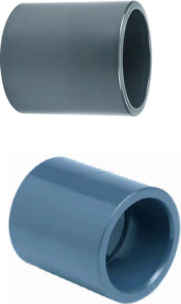 Cepex PVC Muffe für 40 mm Rohrverbindungen beiseitige Klebemuffe