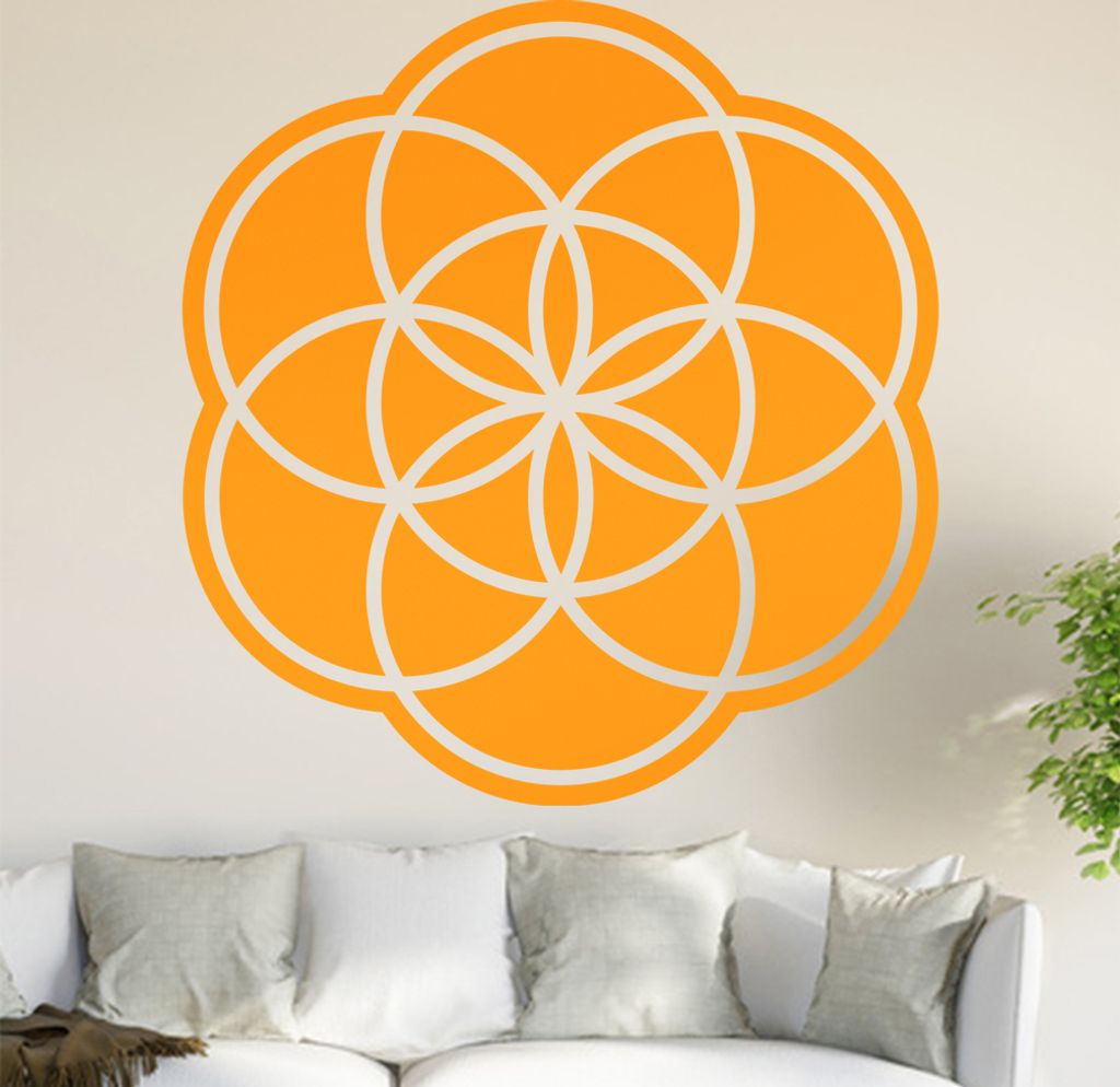 Samen des Lebens Wandtattoo in 6 Größen - Wandaufkleber Wall Sticker - Dekoration, Küche, Wohnzimmer, Schlafzimmer, Badezimmer