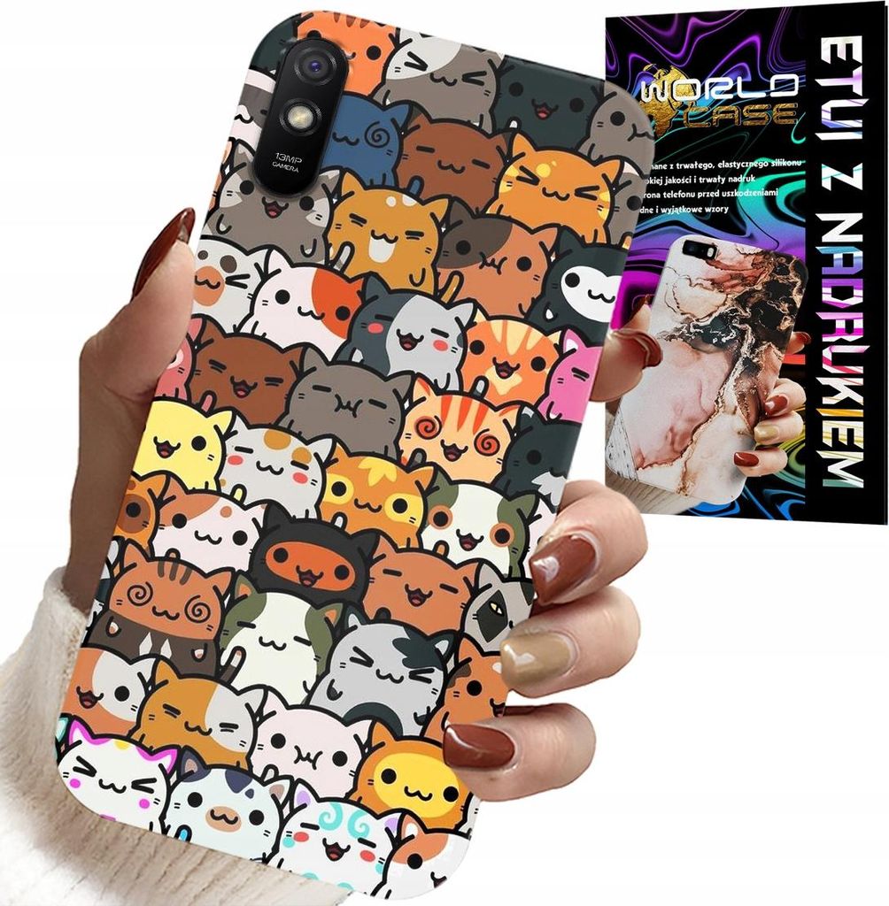 Fall Für Xiaomi Redmi 9A - Zurück In Niedlichen Katzen, Katzen, Fall