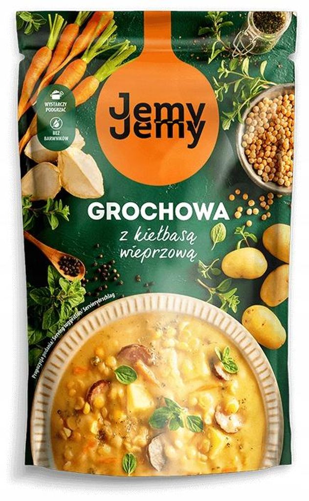 Jemyjemy Zupa Grochowa Z Kiełbasa Wieprzowa 450 G Image du produit 