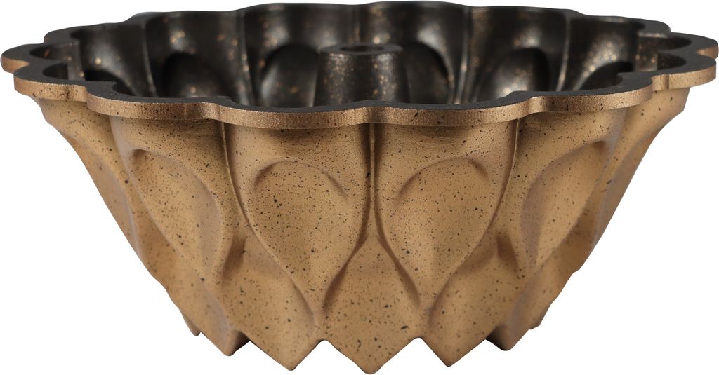 Serenk Fun Cooking Antihaft-Form für Tropfenkuchen, Gugelhupfform mit Granitwandbeschichtung zum Backen, Kastenkuchenform mit Aluminiumkörper, Go...
