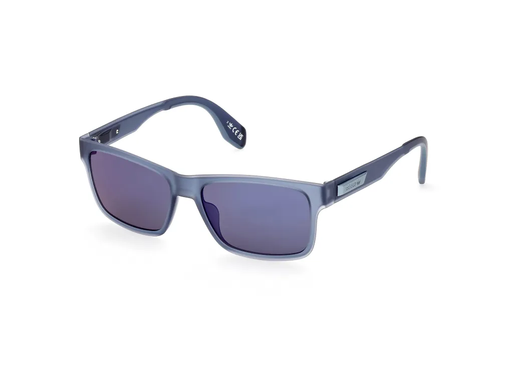 Adidas Originals OR0067 5591X Lunettes de Soleil Hommes Monture Bleue