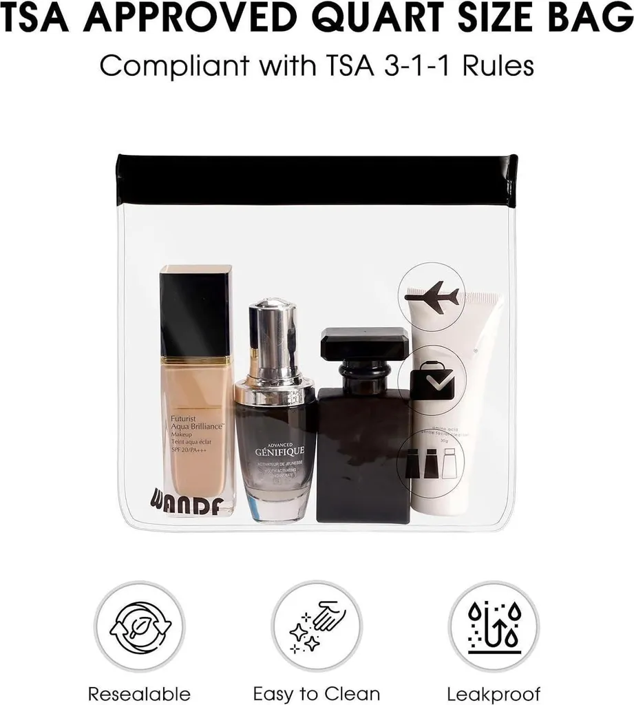 Travel Bag 40x20x25 Trasparente High-Visibility | Kit Completo 20L - 4