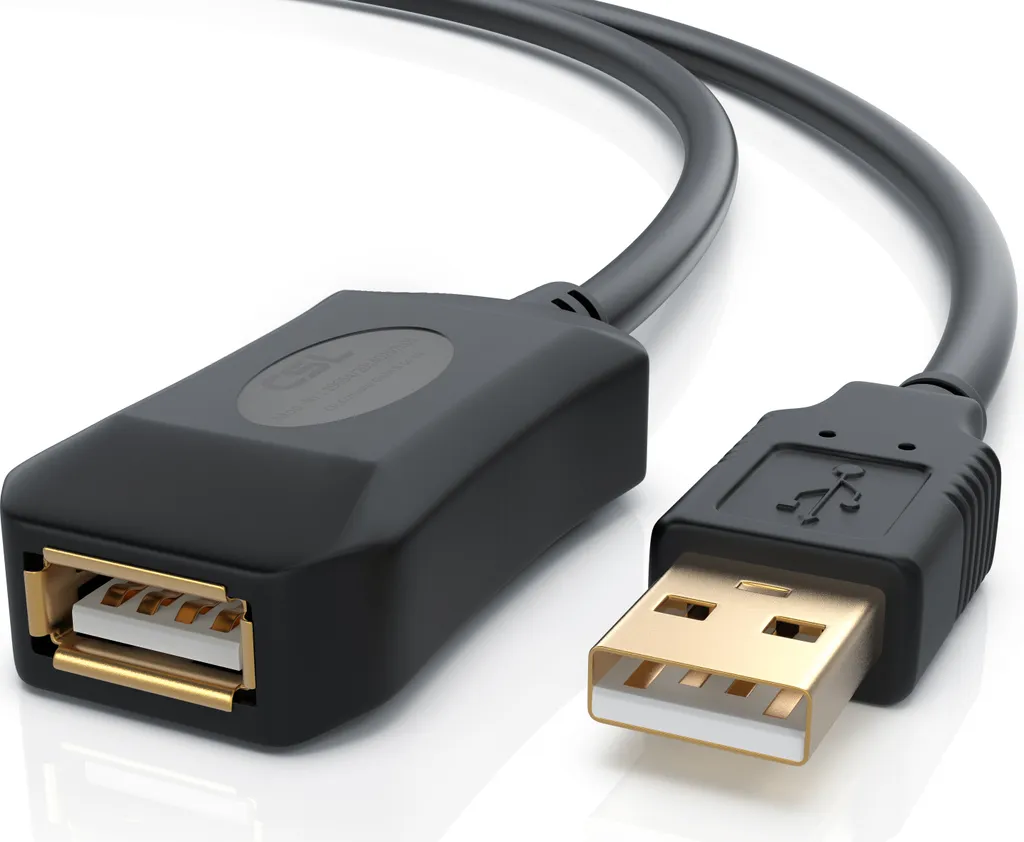 CSL USB 2.0 Extension Cable 5m | Active Repeater con Segnale Rinforzato