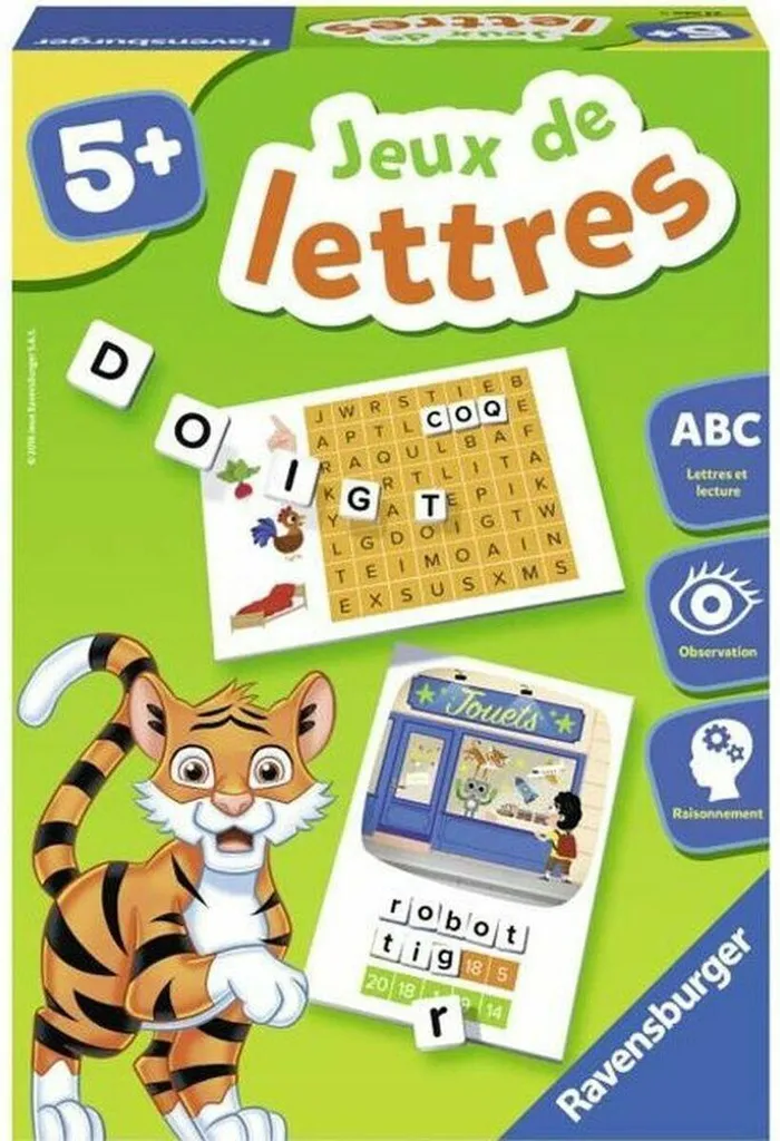 Jeu éducatif Word Games Ravensburger : apprendre l'anglais dès le primaire