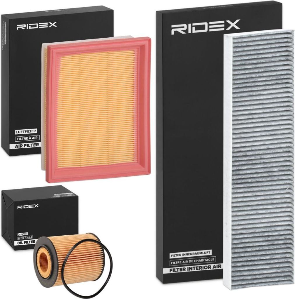 RIDEX Filterset Inspektionspaket Filtersatz für MINI Schrägheck (R50, R53) Cabrio (R52)