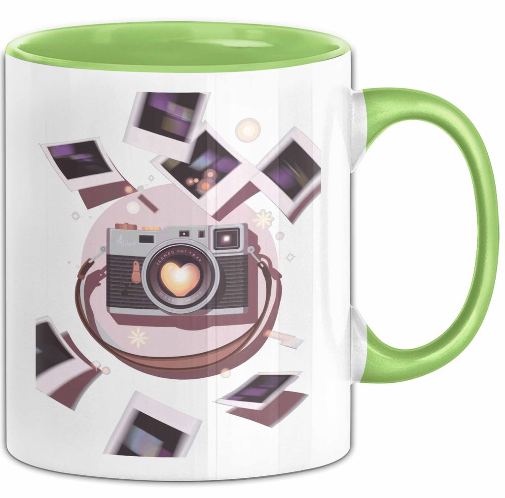 Fotograf Tasse Geschenk Lustige Geschenkidee Spruch Für Kamera Liebhaber (Grün)