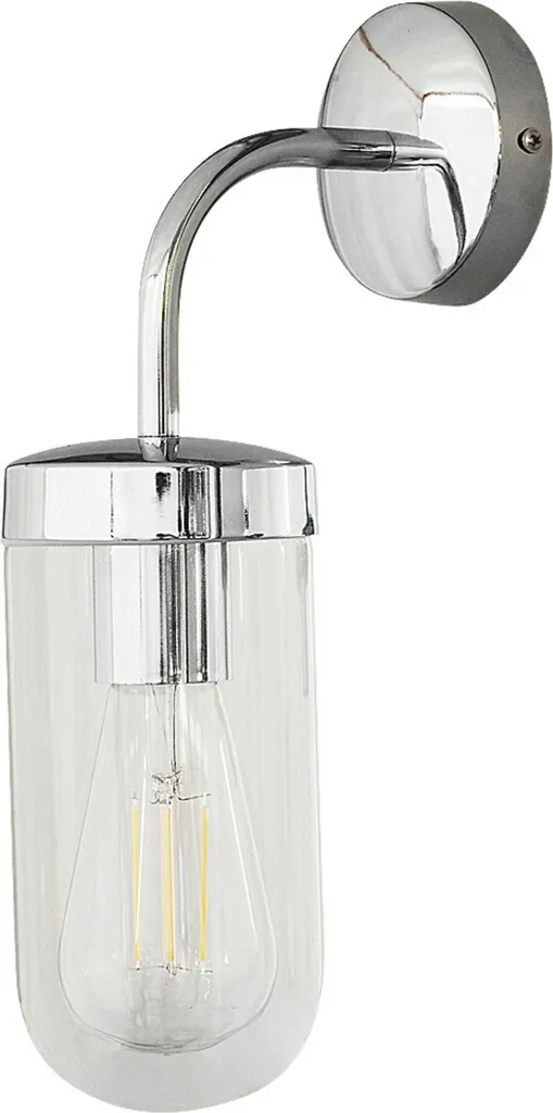 Luminaire industriel mural E27 chrome Yago 3309 pour salon ou bureau