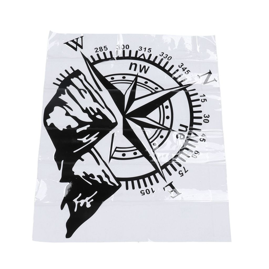 Kompass Berg Aufkleber