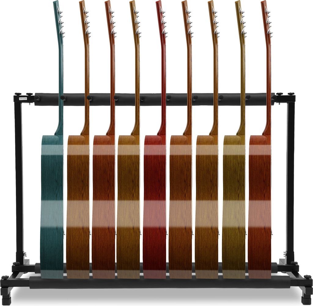 9-pozycyjny statyw gitarowy Uchwyt gitarowy Składany Zdjęcie produktu 