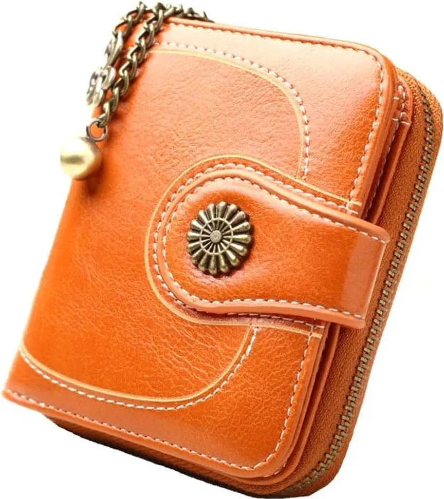 Portafoglio Donna Ecopelle Boho Style - Vintage e Compatto 9x11 cm