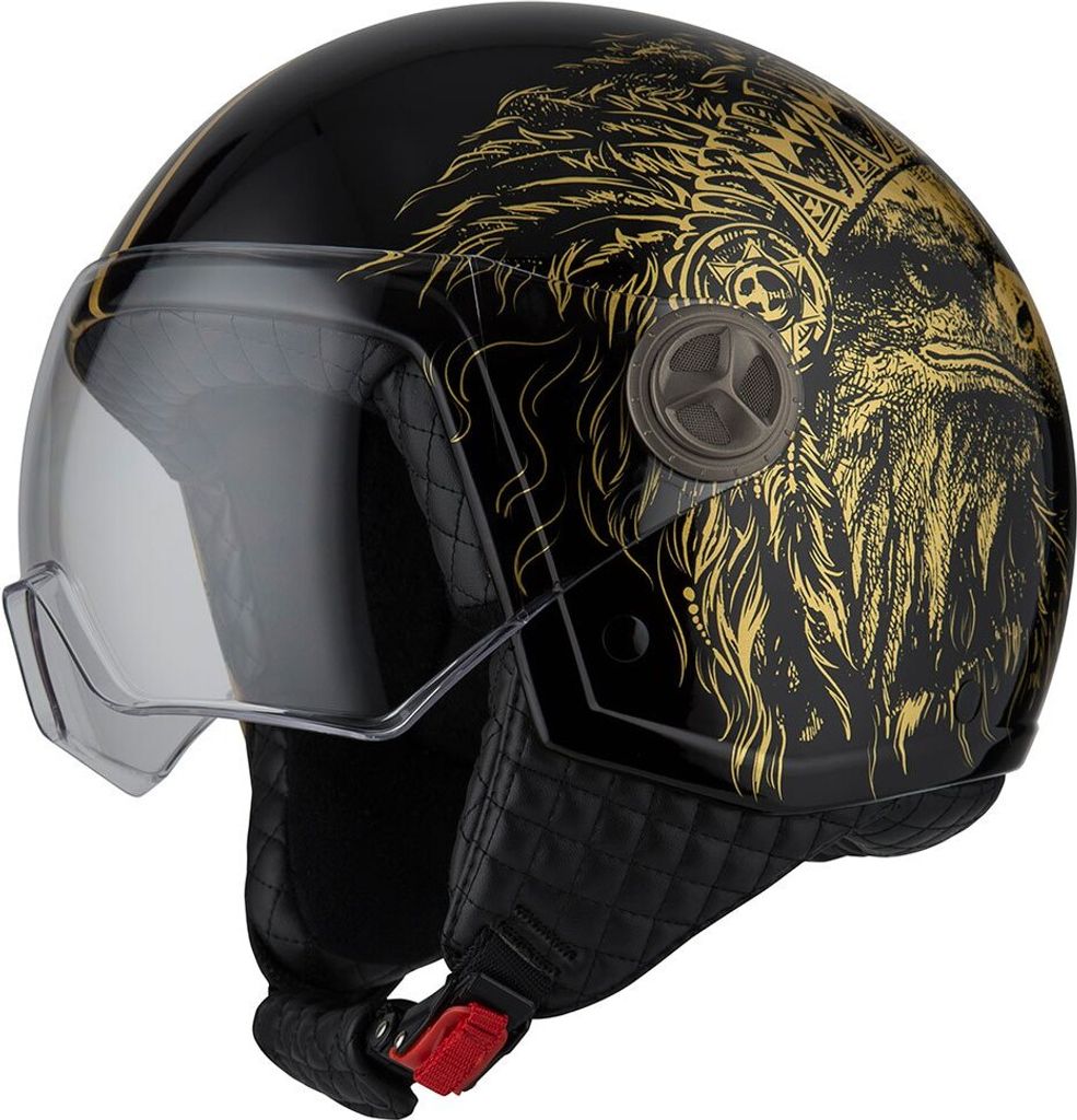 Nzi Zeta 2 Jethelm Schwarz,Golden XL Schwarz,Golden XL