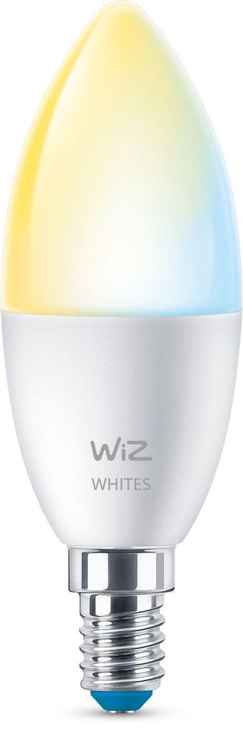 Witte LED-kaars, model C37, fitting E14, LED-lamp Productafbeelding 