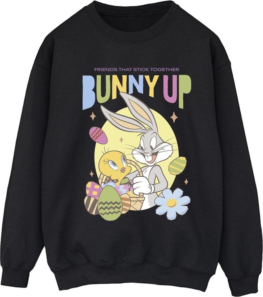 Looney Tunes - "Bunny Up" Sweatshirt für Damen BI24918 (S) (Schwarz)