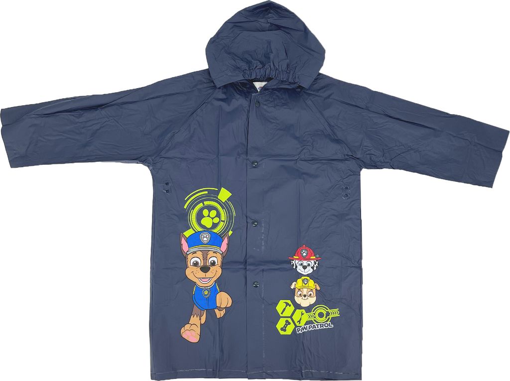 Paw Patrol Chase Marshall Kinder Jungen Regenmantel     , Produktbild 