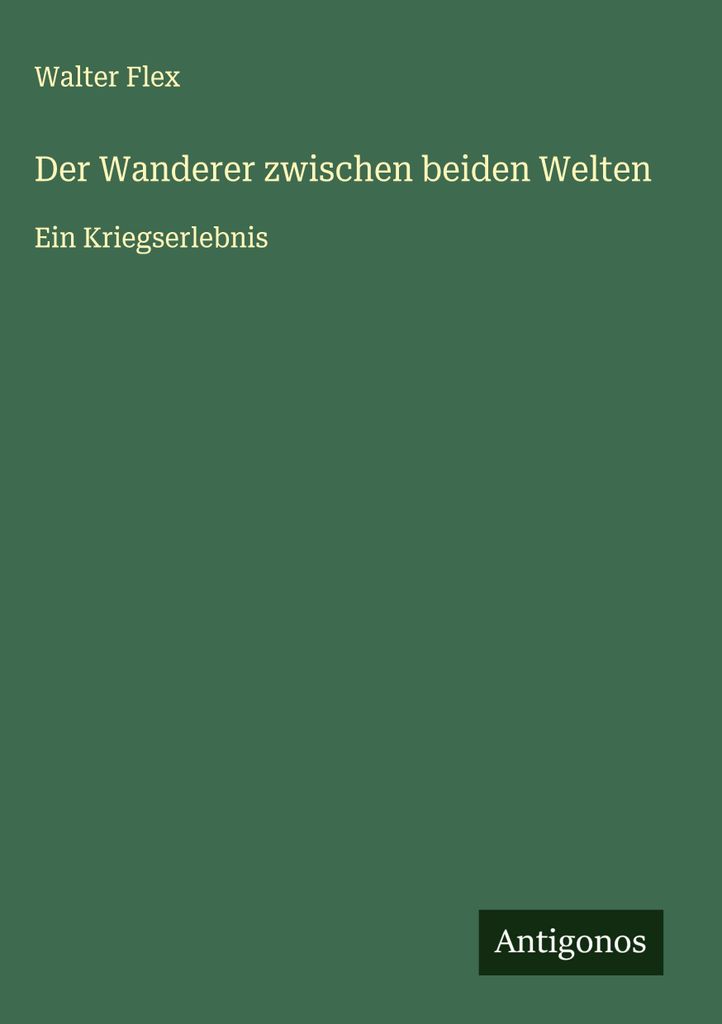Der Wanderer zwischen beiden Welten