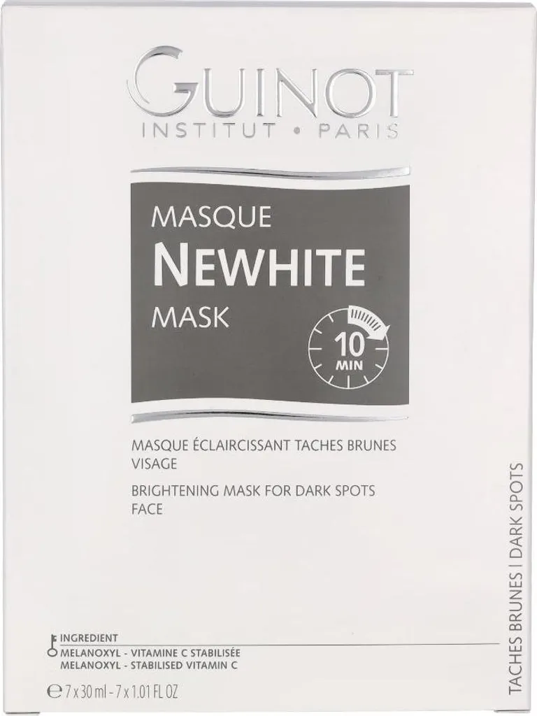 Masque Newhite 7 pièces éclaircissant GUINOT anti-taches {Link: source https://guinot.com} - 6