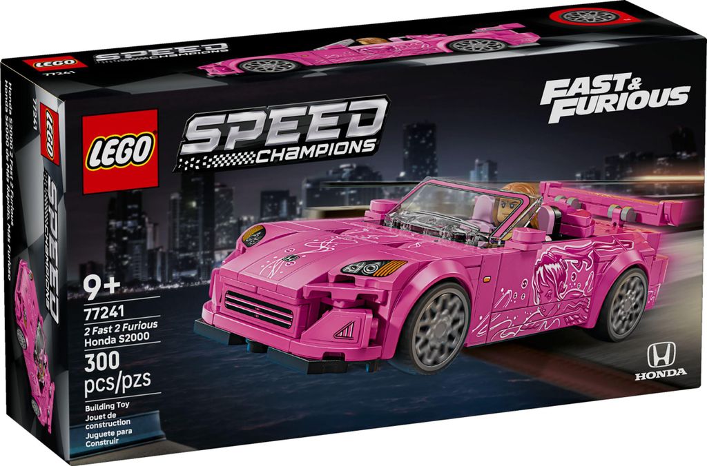 LEGO Speed Champions – Honda S2000 aus 2 Fast 2 Furious | Actionreicher Bauspaß für Fans & Sammler - 77241 300 Teile